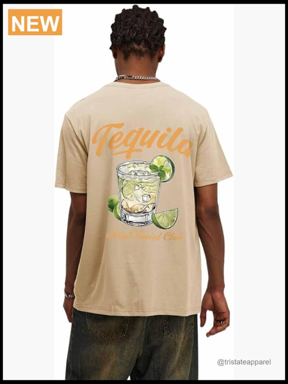 Men's Letter Print Short Sleeve T-Shirt Streetwear Vintage Crew Neck